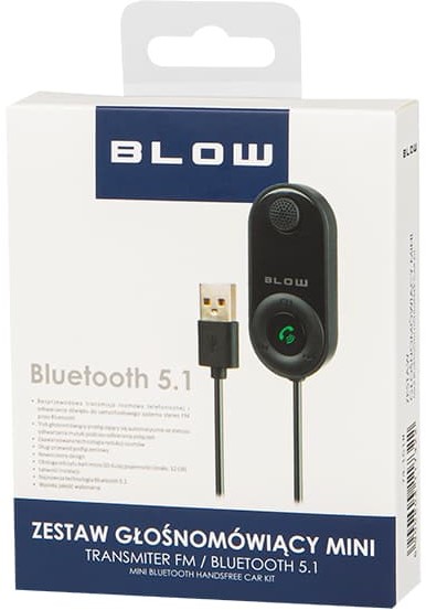 Blow Transmiter FM BT kabel USB zest.gło 74-161#
