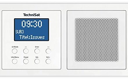 DigitRadio Up 1 Biały pod tynk-montażu-radio DAB 0001/3900