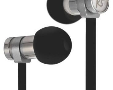 KitSound Nova in-ear Słuchawki z mikrofonem do smartfona lub tabletu, czarny KSNOVBK